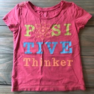 Peek Positive Thinker shirt 4/5 years